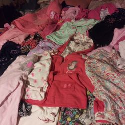 huge baby clothes lot girl 6/12 months 1 yr old excellent condition