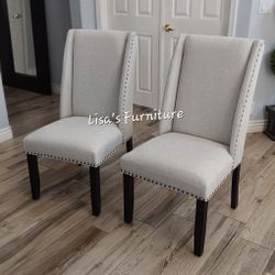 BRAND NEW IN BOXES 📦 Beautiful Wingback Dining Chairs. I Can Sale In Sets Of 2..4..6..or..8