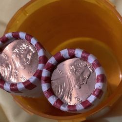 2025 Unopened Uncirculated Penny Rolls ( 2 )