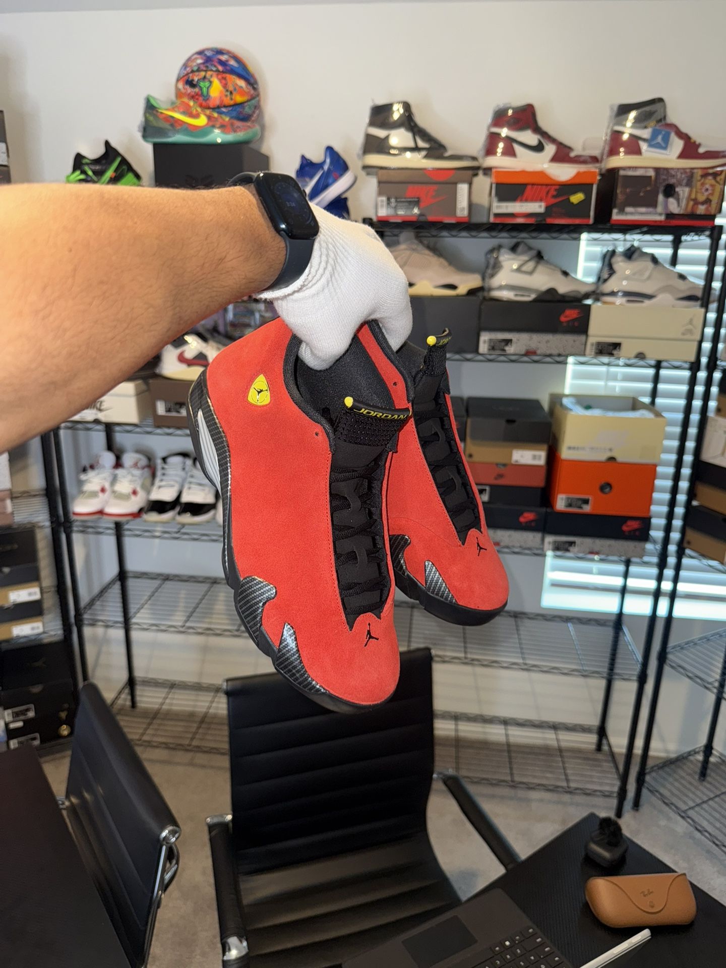 Jordan 14 Ferrari Size 13 ($350)