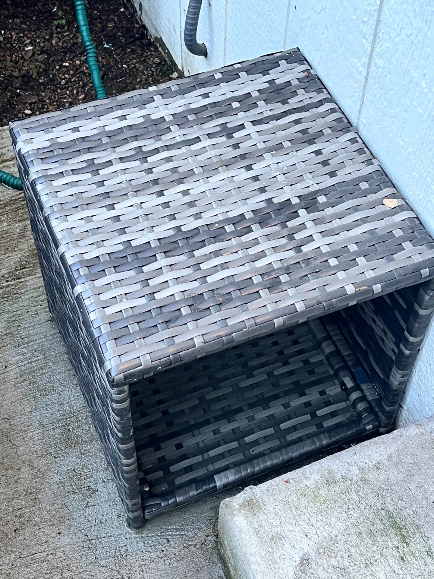 Wicker patio furniture