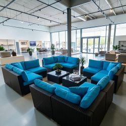 Outdoor Wicker Sectional Sofa Set, we finance and Deliver