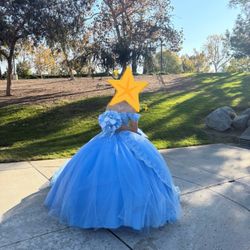 Beautiful Blue Quinceañera Dress