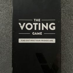 The Voting Game Card Game