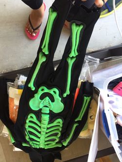 Skeletontoddler Halloween costume fits 3/4 year old