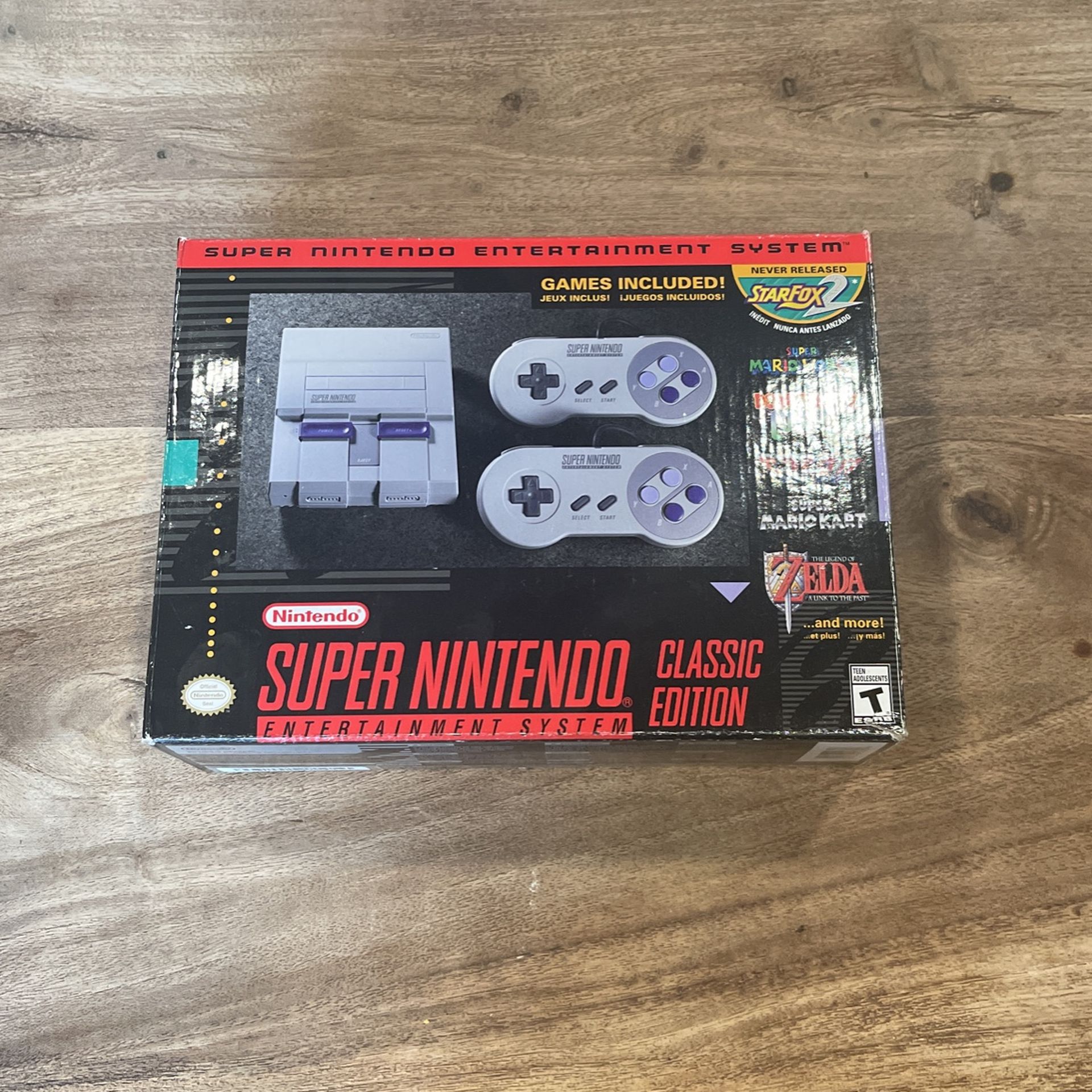 Super Nintendo Classic Mini Entertainment System 21 Game Console