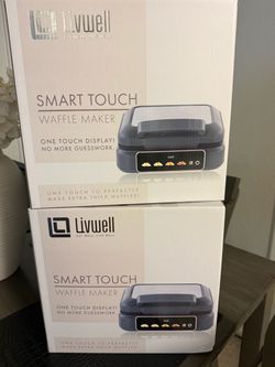 Smart touch waffle maker