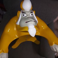 Large Weird Money/gorilla Statue