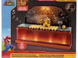 Super Mario Deluxe Bowser Battle Playset