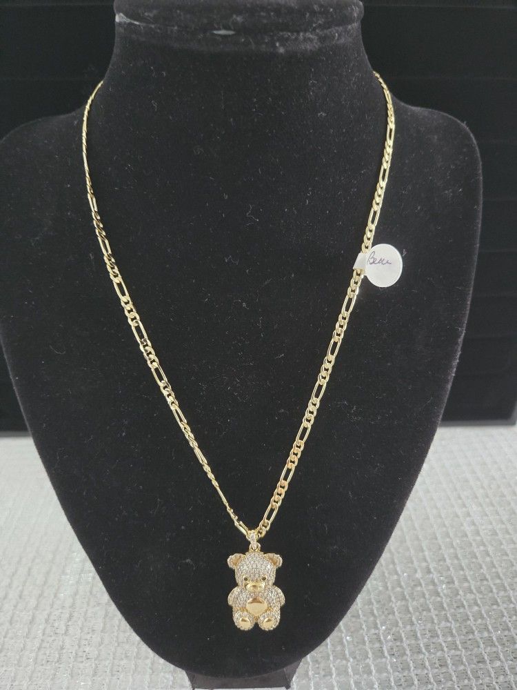 Fígaro Chain With A Bear Charm