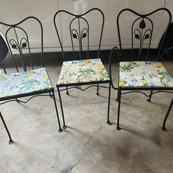 Wrought Iron Outdoor Chairs