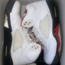Size 12 Jordan 5 Fire Red
