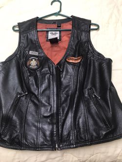 Motorcycle Leather Vest