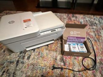 Hp printer, scanner, copier, fax with black and color ink