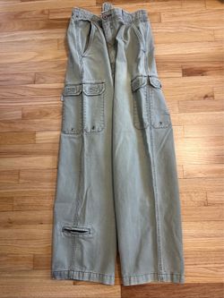 Vintage Billabong Military Utility Cargo Pants 32 Faded Distressed