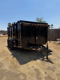 Black Dump Trailer