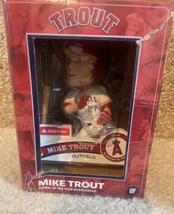 StateFarm Mike Trout Rookie of the Year Bobblehead 2012 Los Angeles Angels MLB