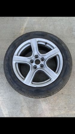 1 — 235/55r18 5x4.72 5x120 Stock Chevy Camaro S10 Bmw Wheel Rim Good 80% Treads Tire!!!!