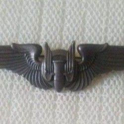 WWll Full Size Sterling Silver Air Gunner Wings