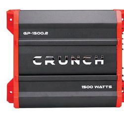 Crunch® Crunch Gp-1500.2 Ground Pounder 1,500-watt 2-channel 
