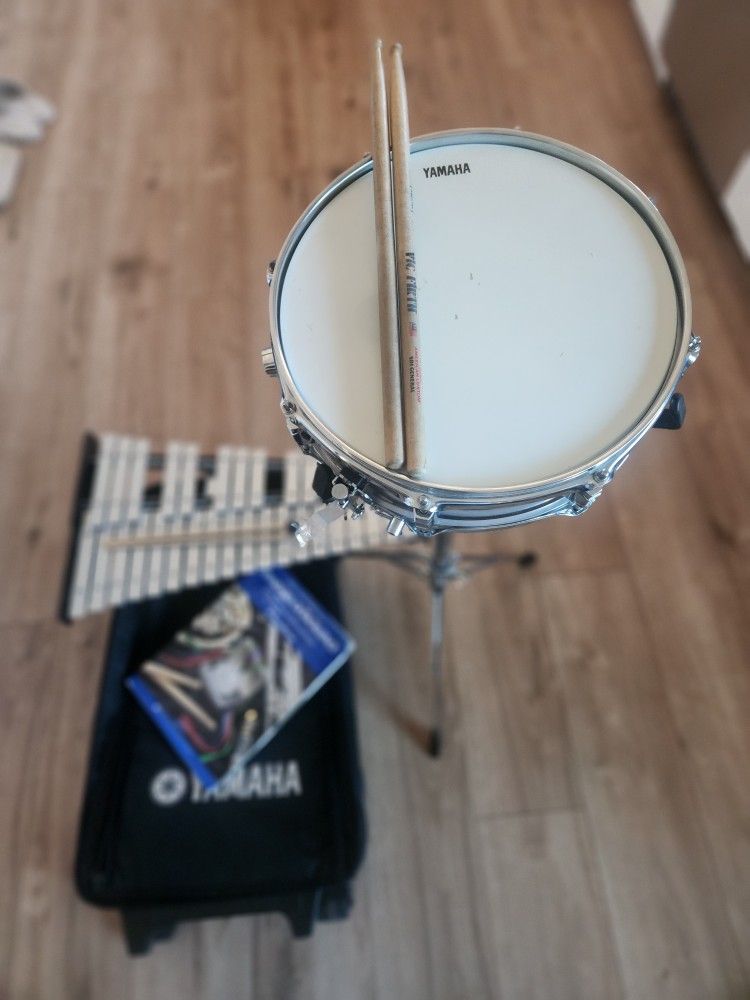 Yamaha Snare Drum & Bells (Xylophone) Kit With Rolling Bag