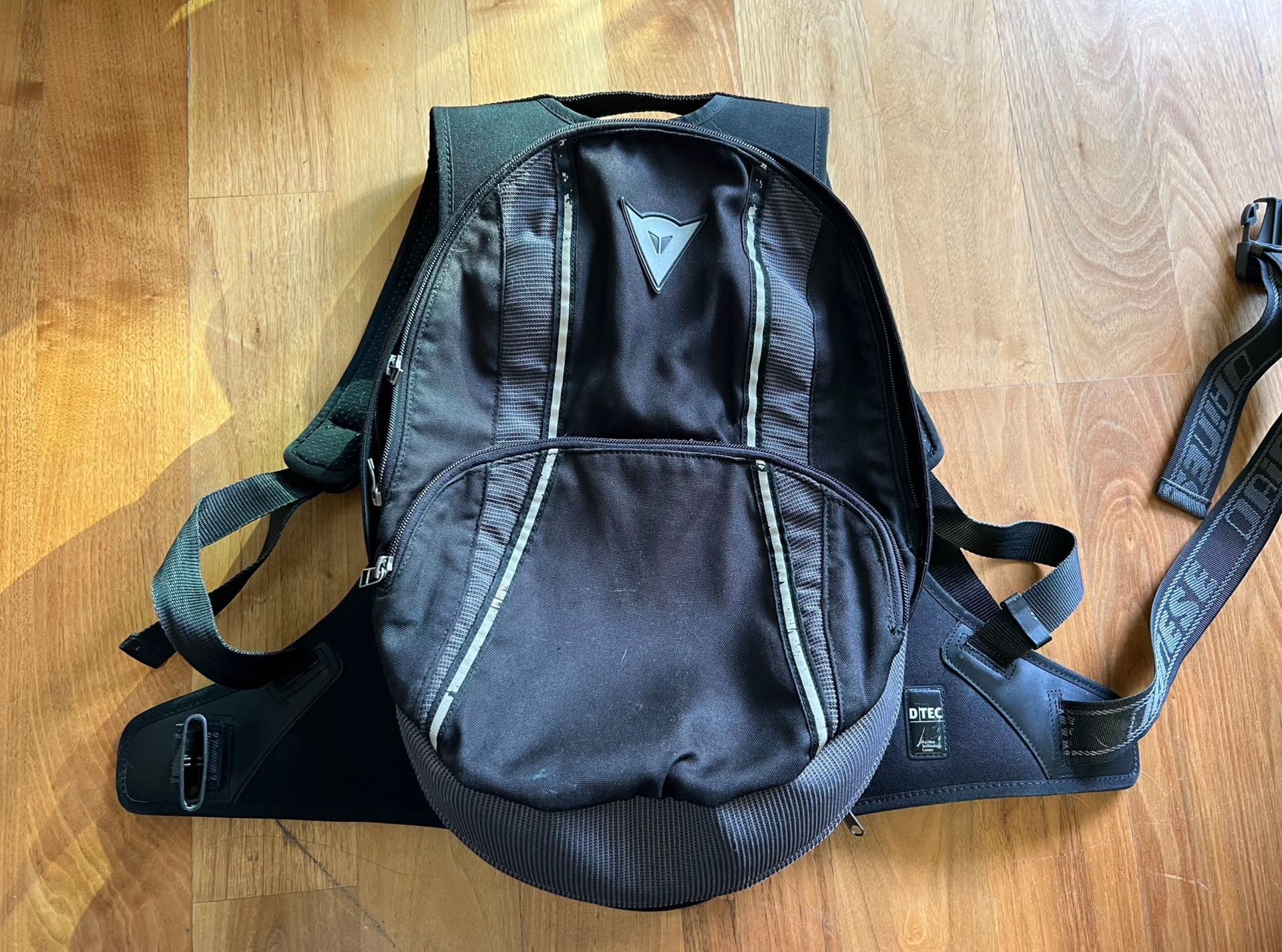 Dainese Motorcycle Backpack with Integrated CE Back Protector $30