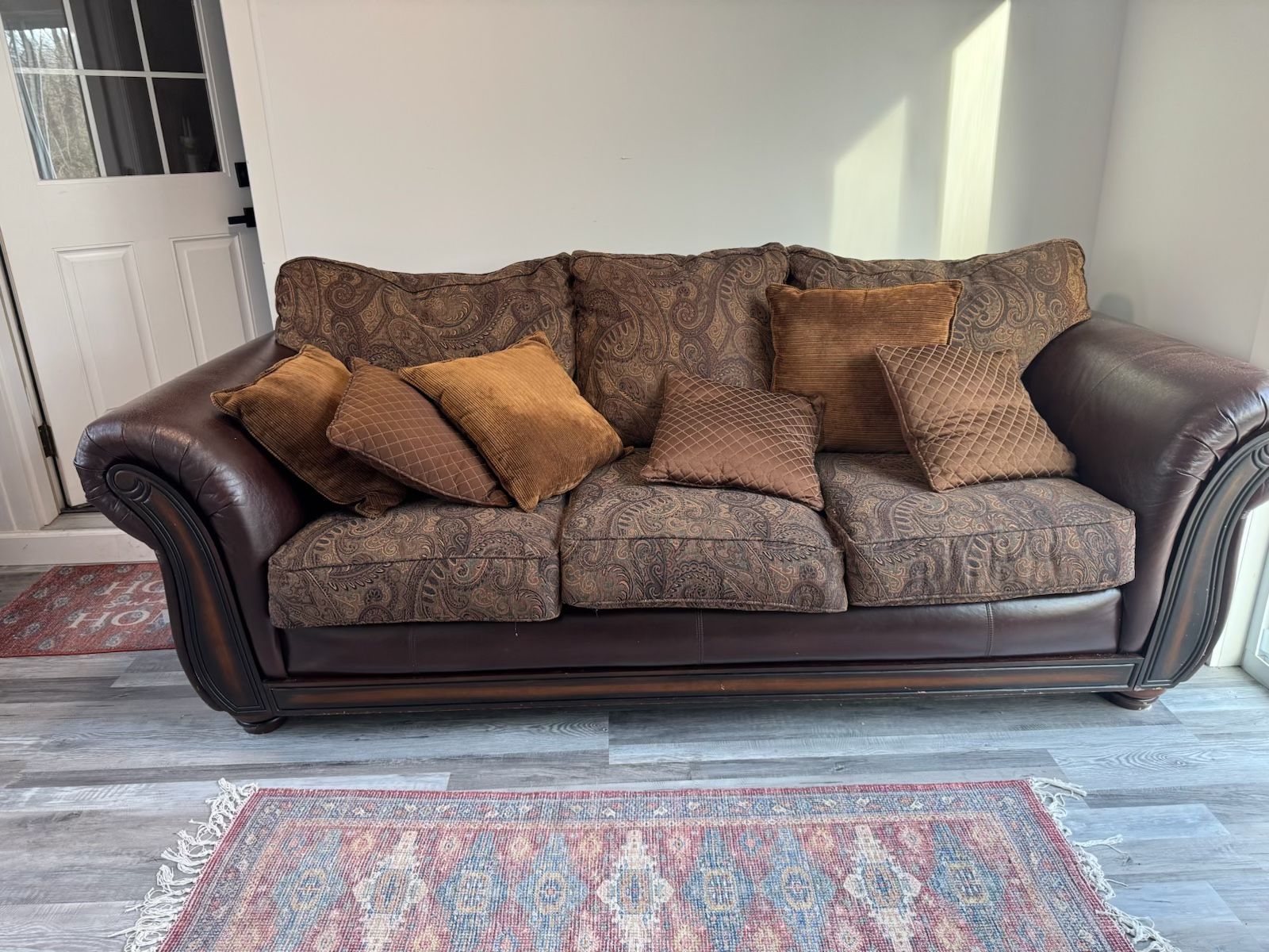 Leather sofa