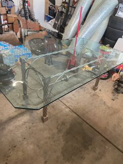 Glass Dinner Table
