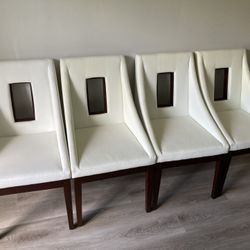 Beautiful Leather Dining Chairs
