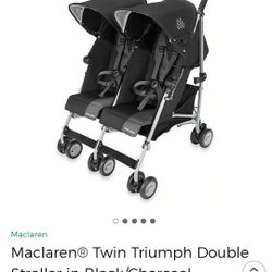 McLaren double stroller