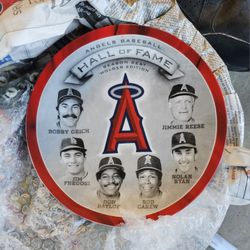 Angels Hall OF Fame Ceramic Plate