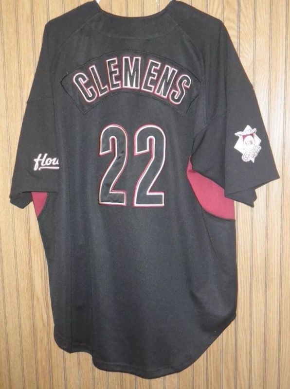 ROGER CLEMENS BLACK HOUSTON ASTROS #22 NIKE JERSEY W/ PATCHES MENS SZ XL  for Sale in Spring, TX - OfferUp