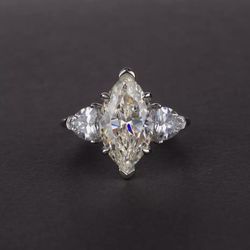 Marquise Cut Ring S925 Sz 7, 8 Or 9