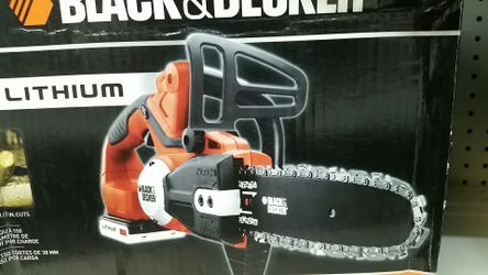 20 volt Black & Decker chainsaw