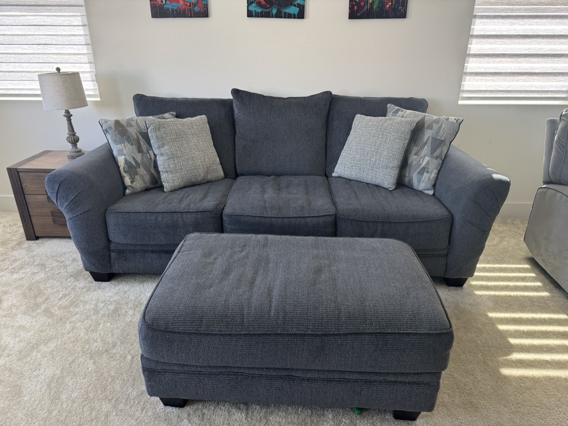 Sofa With Ottoman