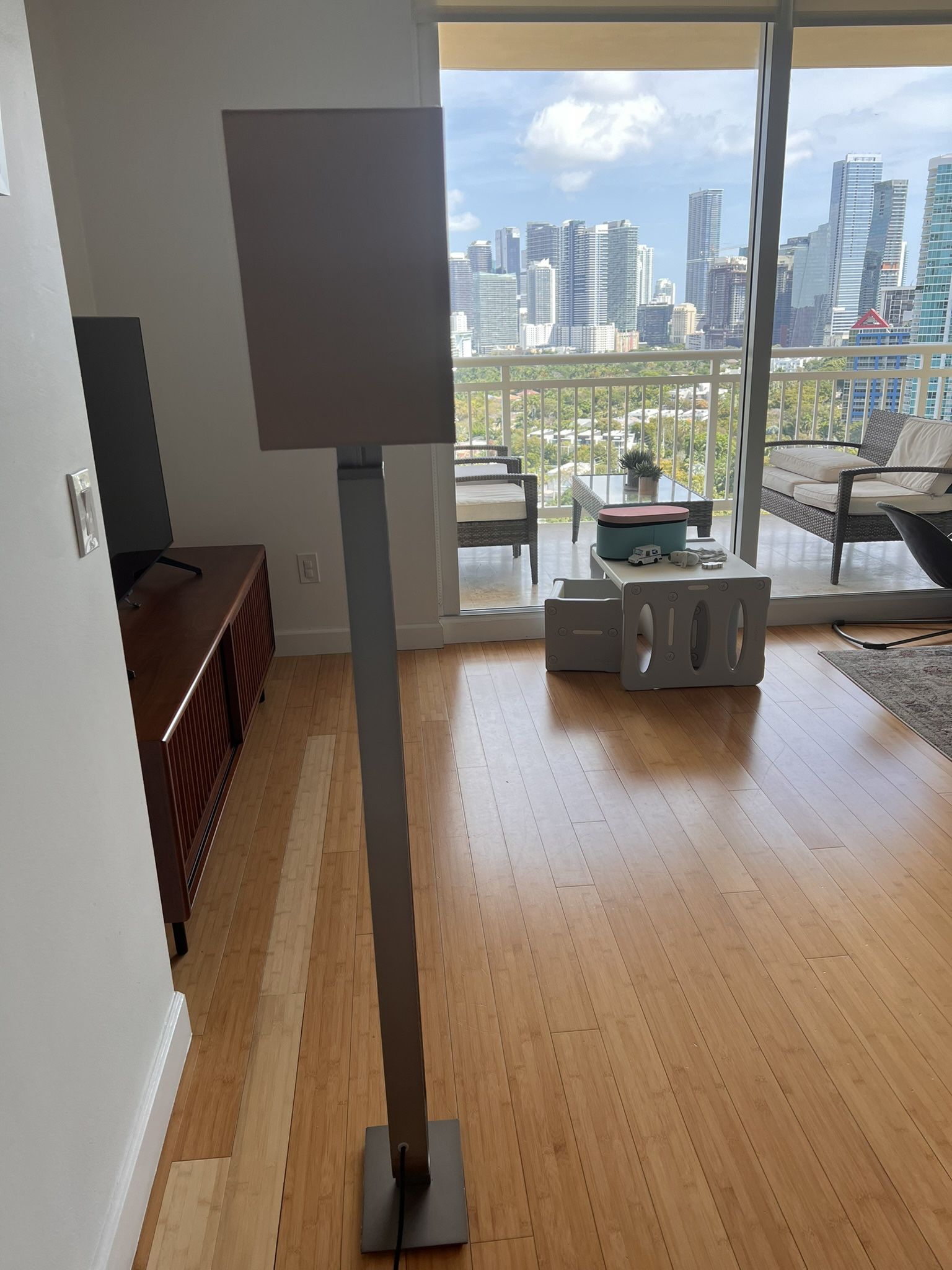 Klabb Ikea Floor Lamp With Led Bulb Bronze Color