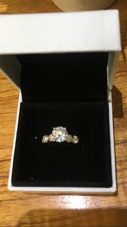 18k real gold & diamond ring