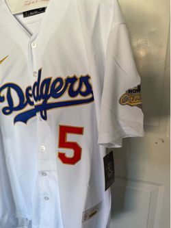 Dodgers gold and blue freeman brand new