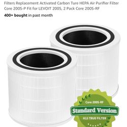 Air Purifier Filter Core 200S-P Fit for LEVOIT 200S, 2 Pack Core 200S-RF