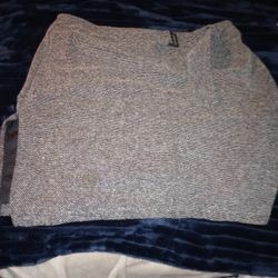 Skirt Woman's Express Black And White With Belt..No stains But Lighting Bad