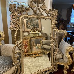 Very  Gorgeous  Wood Antique Mirror  60x38