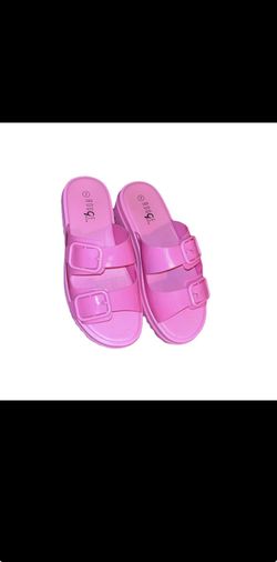 Pink Rouge Helium Women Sandal Size 7