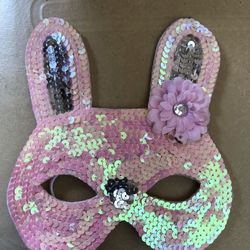 Pink bunny mask -Halloween props