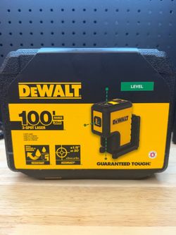 DeWalt 3-Spot Laser Level 100ft Range