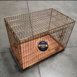 Dog Crate Wire Folding Size 36” Medium With Metal Grid And Tray New In Box 📦 