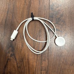 Genuine Apple Watch charging cable W/USB-C Connector and magnetic charging puck