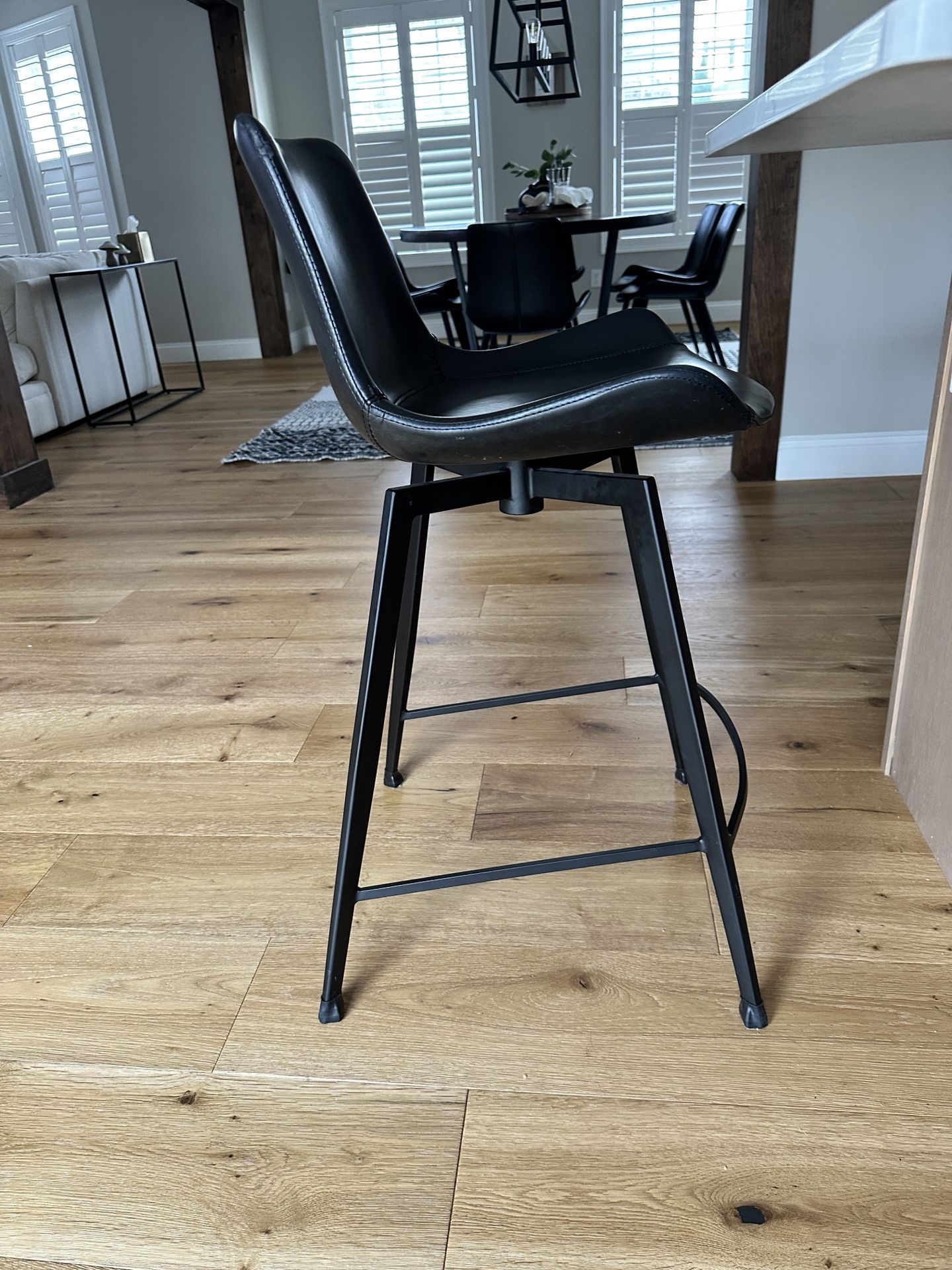 Arhaus swivel stools-Counter height