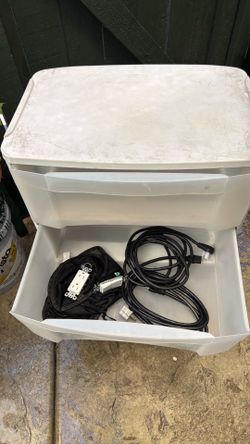 Plastic drawer cables screen outlet FREE