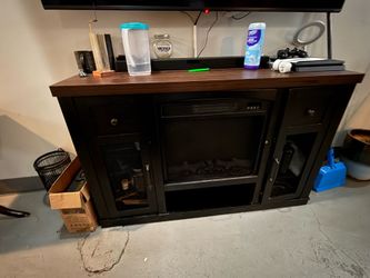 Electric Fireplace TV Stand Media Console