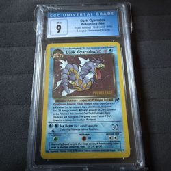 Dark Gyarados CGC 9 Pokemon 